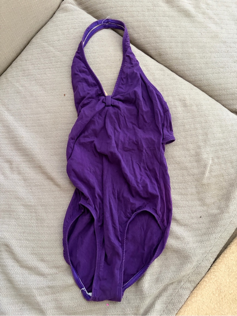 Motionwear Purple Halter leotard